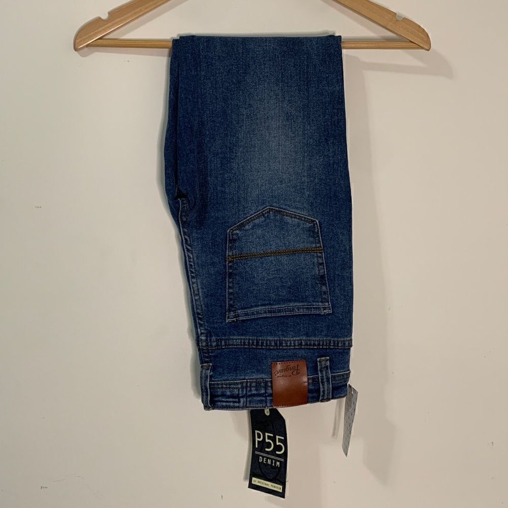 Boys Original Penguin P55 Denim Slim Fit Jeans Size 14 Medium Blue Wash 29 x 27